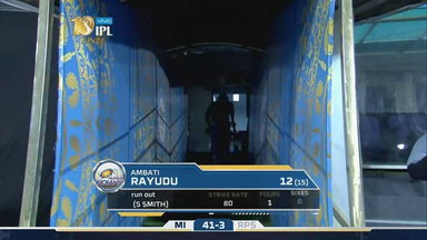 Final: RPS vs MI – Ambati Rayudu Wicket