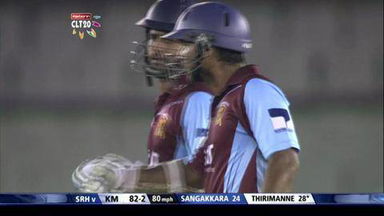 CLT20 2013 Q2: SRH vs KM –  Lahiru Thirimanne 50