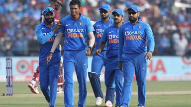 IND vs WI 2019, 3rd ODI: Fall of wickets