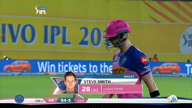 M12: CSK vs RR – Steve Smith Wicket