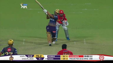 M06: KKR vs KXIP – Nitish Rana Six