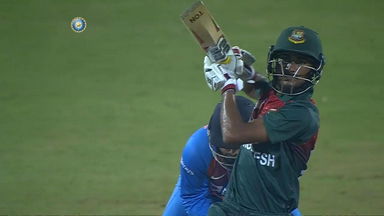 IND vs BAN 2019, 3rd T20I: Mohammad Naim Six