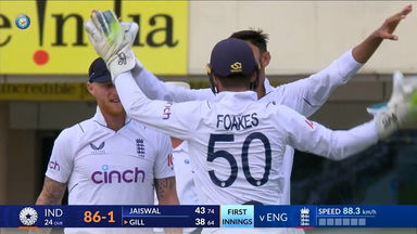 IND vs ENG 2024, 4TH Test: India 1st Inning Fall of Wickets