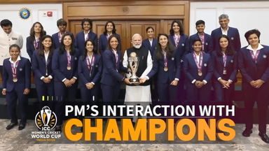 A special interaction: Hon. Prime Minister Shri Narendra Modiji welcomes victorious Team India