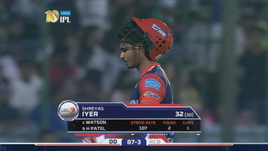 M56: DD vs RCB – Shreyas Iyer Wicket
