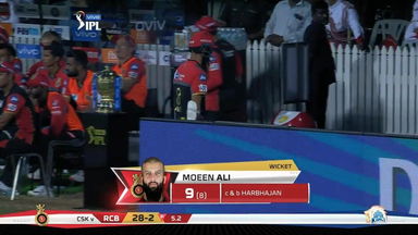 M01: CSK vs RCB – Moeen Ali Wicket