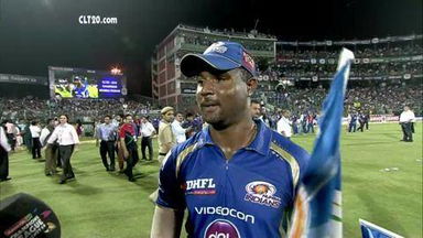 CLT20 2013 M23: RR vs MI  –   Interview – Dwayne Smith