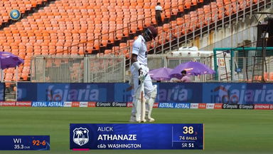 IND vs WI 2025, 1st Test: Alick Athanaze Wicket