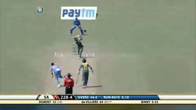 1ST ODI: IND vs SA – AB de Villiers Six