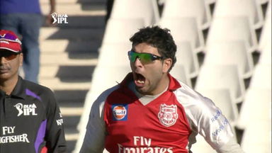 IPL 2009 M49 DC vs KXIP - Yuvraj Singh Hat-Trick