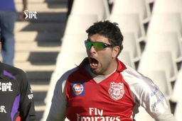 Hat-trick Hero Yuvraj Singh spins a web against Deccan Chargers