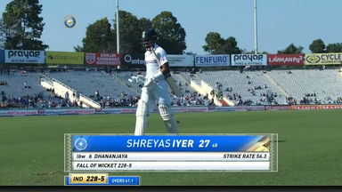 IND vs SL 2022, 1st Test, Day 1: Shreyas Iyer Wicket