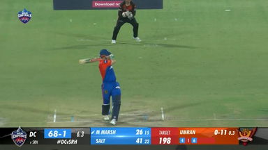M40: DC vs SRH – Mitchell Marsh Six