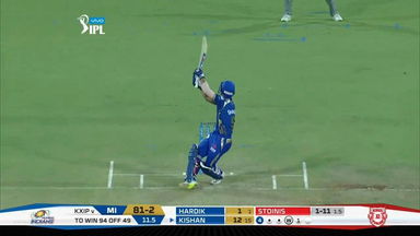 M34: KXIP vs MI – Ishan Kishan Six