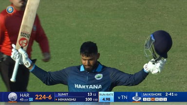 Vijay Hazare Trophy 2023 SF1: Calm & Composed: Himanshu Rana's crucial knock of 116(118)