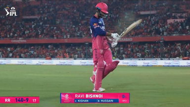 IPL 2026 M21: SRH vs RR - Ravi Bishnoi Wicket