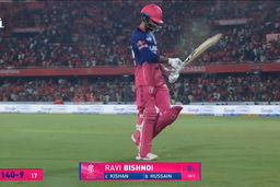 IPL 2026 M21: SRH vs RR - Ravi Bishnoi Wicket