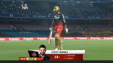 M06: RCB vs KKR – Virat Kohli Wicket
