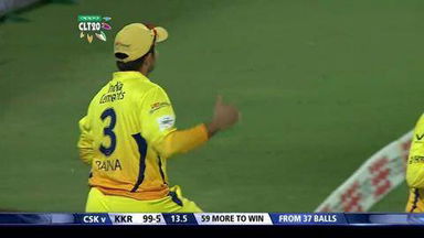 M1: KKR vs CSK –  Andre Russell Six