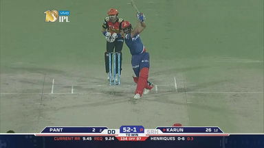 M40: DD vs SRH – Karun Nair Six