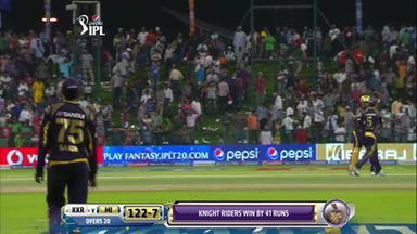 M1: MI vs KKR – CM Gautam Wicket