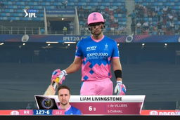M43: RR vs RCB – Liam Livingstone Wicket