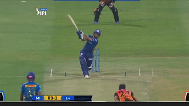 M55: SRH vs MI – Ishan Kishan Six
