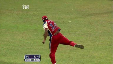 Match 5 RCB vs DD - Venugopal Rao's Wicket