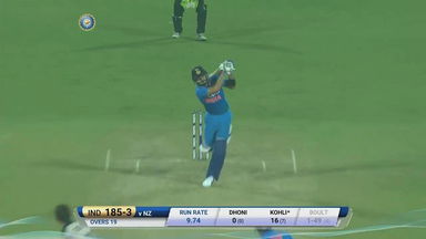 IND vs NZ 2017, 1st T20I: Virat Kohli Six