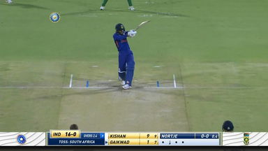 IND vs SA 2022, 1ST T20I: Ruturaj  Gaikwad Six