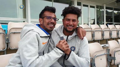 Kuldeep turns presenter on Chahal TV