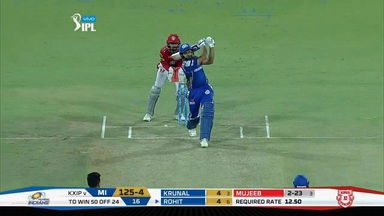 M34: KXIP vs MI – Rohit Sharma Six