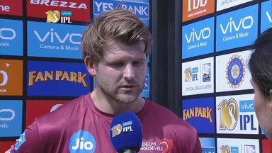 M36: KXIP vs DD – Corey Anderson Interview