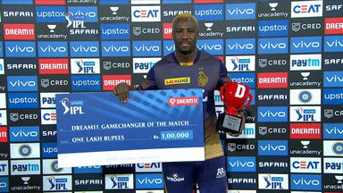 M05: KKR vs MI – Dream11 GameChanger of the Match – Andre Russell