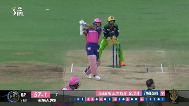 M32: RCB vs RR –  Yashasvi Jaiswal  Six