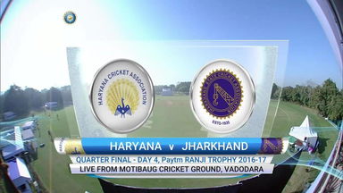 Ranji Trophy QF 4 2016-17 : Haryana vs Jharkhand - Haryana 2nd Innings Highlights