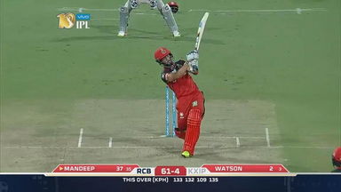 M43: RCB vs KXIP – Mandeep Singh Six