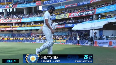 IND vs  AUS 2023, 3RD Test: Shreyas Iyer  Wicket