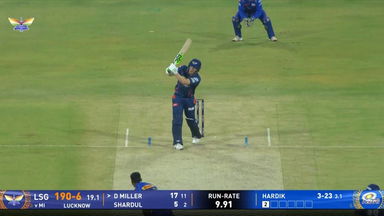 IPL 2025 M16: LSG vs MI - David Miller Six