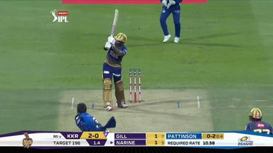 M05: KKR vs MI – Sunil Narine Six