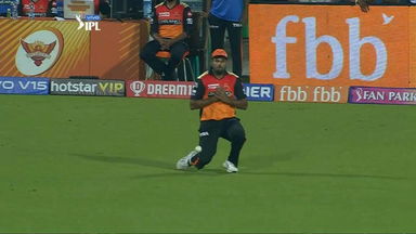 Oops. Yusuf drops a dolly!