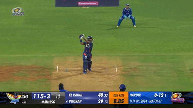 M67: MI vs LSG – Nicholas Pooran Six