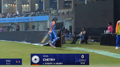 IND-W vs WI-W 2024, 3rd T20I: Uma Chetry Wicket