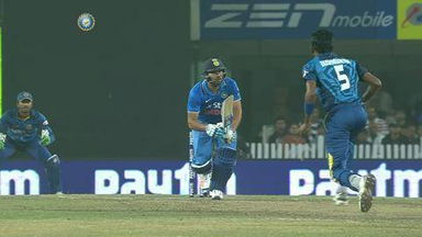 2ND T20I: IND vs SL – Rohit Sharma Wicket