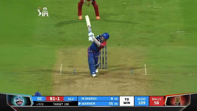 M27: DC vs RCB – David Warner Six