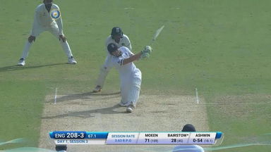 IND vs ENG 2016 - 5th Test day 1 : Jonny Bairstow Six