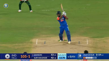 IND vs BAN 2024, 3rd T20I: Sanju Samson Six
