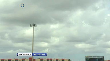 1ST T20I: IND vs WI – Evin Lewis Six