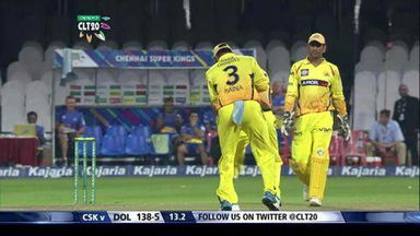 M8: DOL vs CSK –  Vaughn van Jaarsveld Wicket