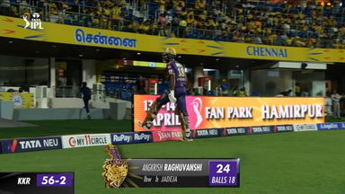 M22: CSK vs KKR – Angkrish Raghuvanshi Wicket